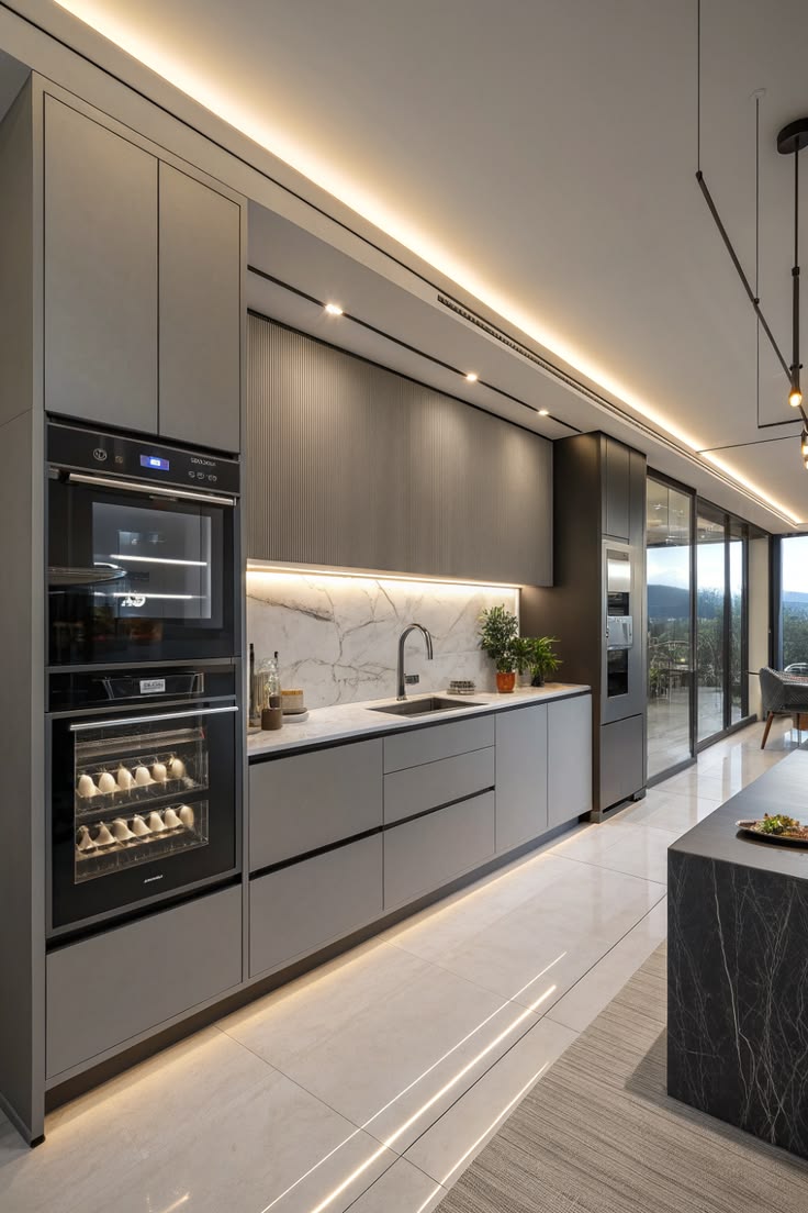 smart luxury kitchens with seamless technology integration