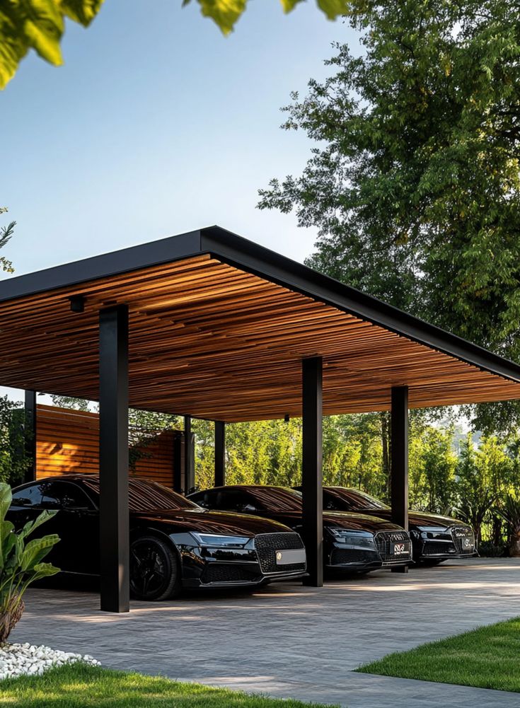 Идеи для навесов от carports